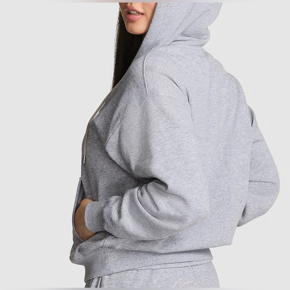 VS PINK CAMPUS FLEECE FULL-ZIP HOODIE - Picture 4 of 4